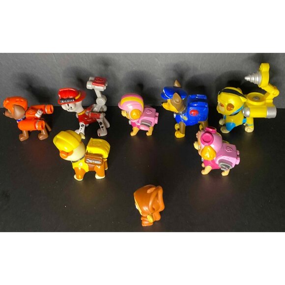 Lot of PAW Patrol Dino Rescue Marshall Rocky Skye Zuma Rubble Mandy Toys Figures - Picture 5 of 8